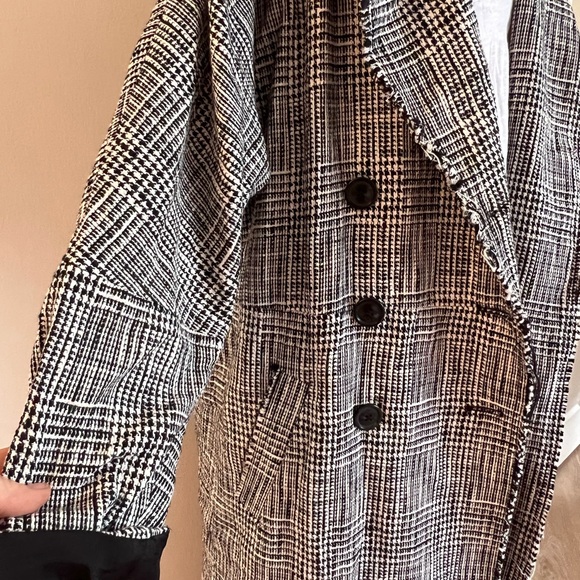 FREE PEOPLE oversized plaid trench/jacket - Picture 12 of 16